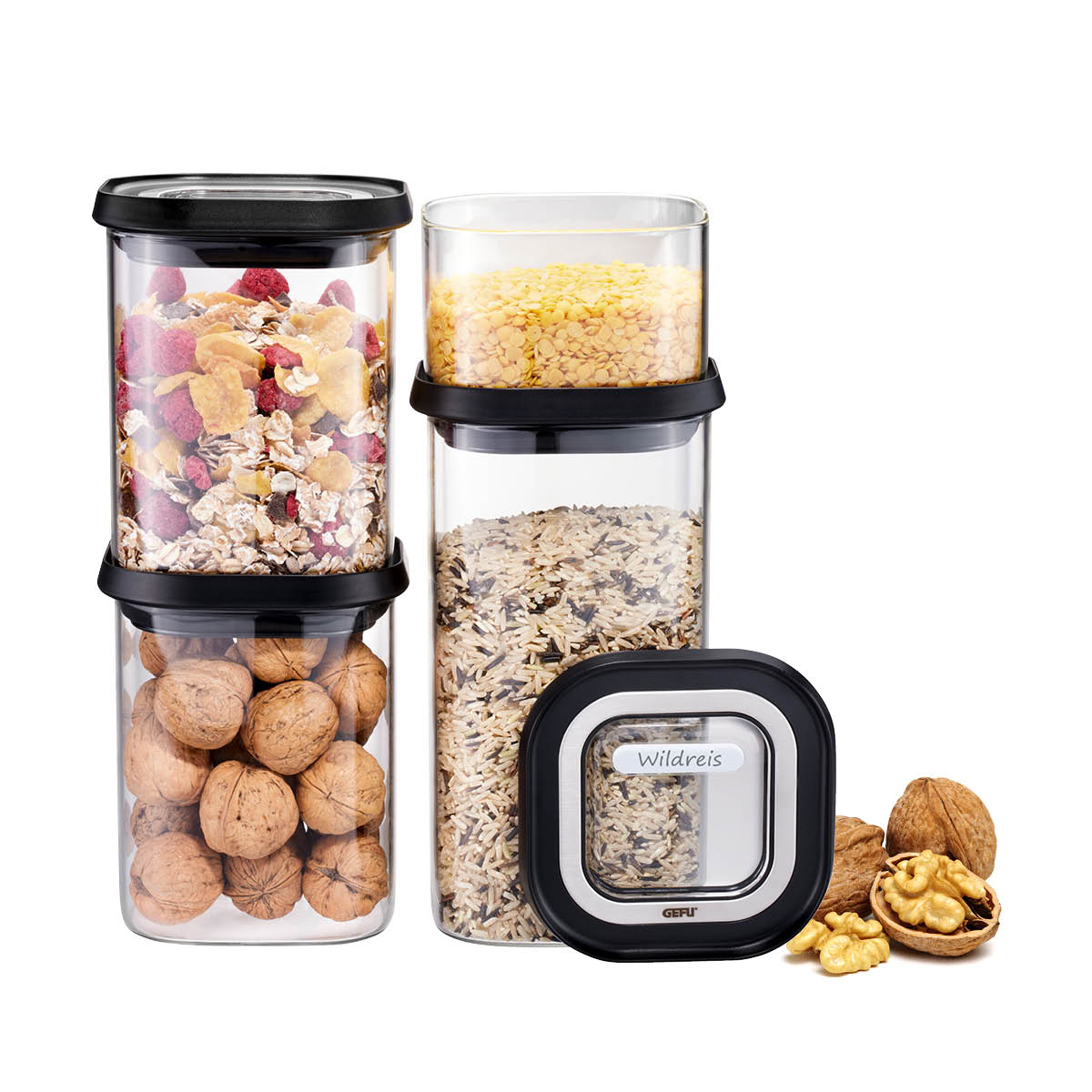 Food storage container set PANTRY, 4 pieces