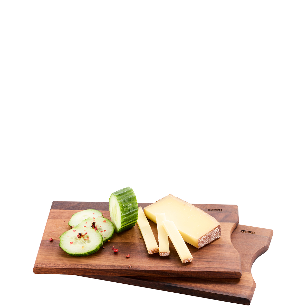 Breakfast board ENNO, 2 pieces, walnut wood