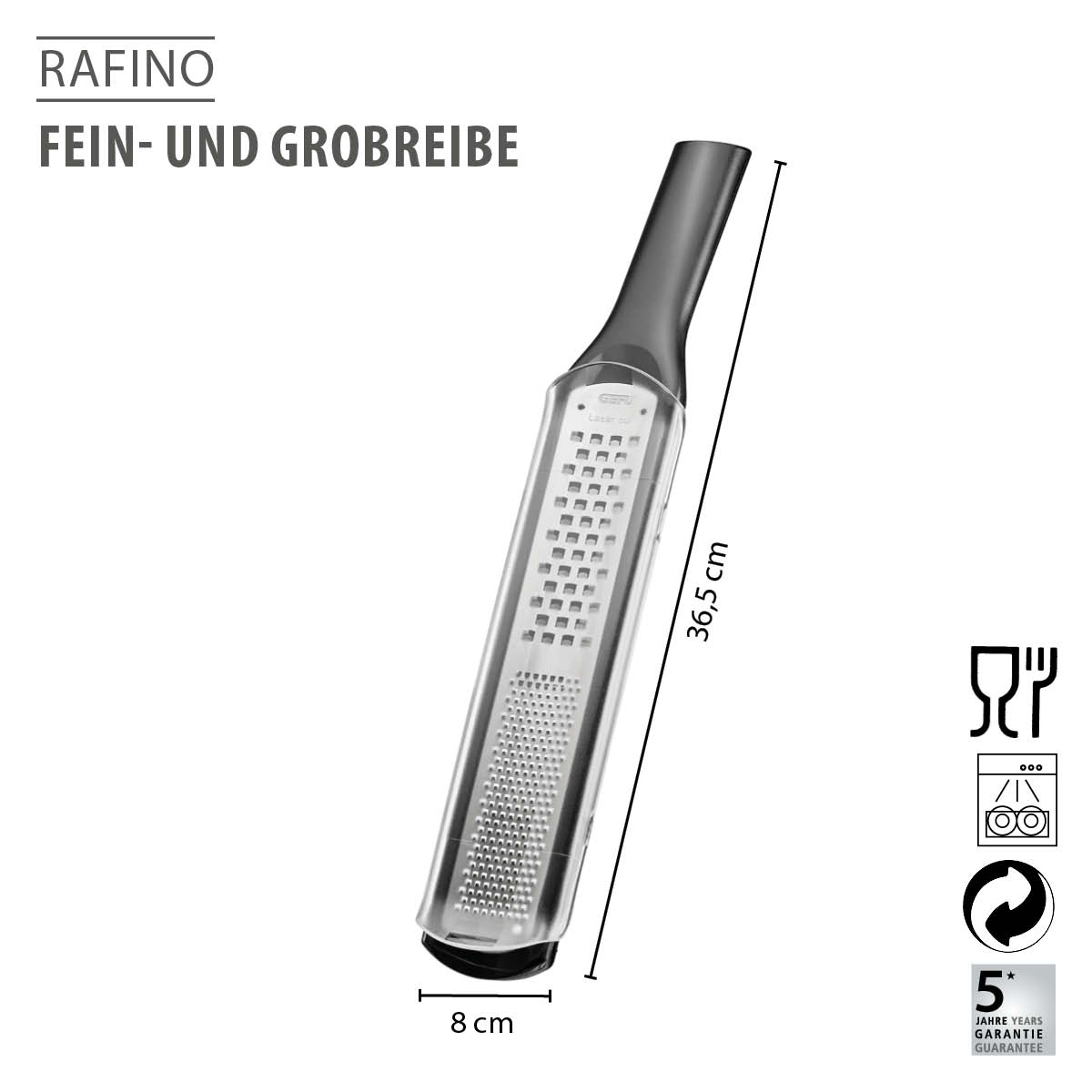 Fein- und Grobreibe RAFINO