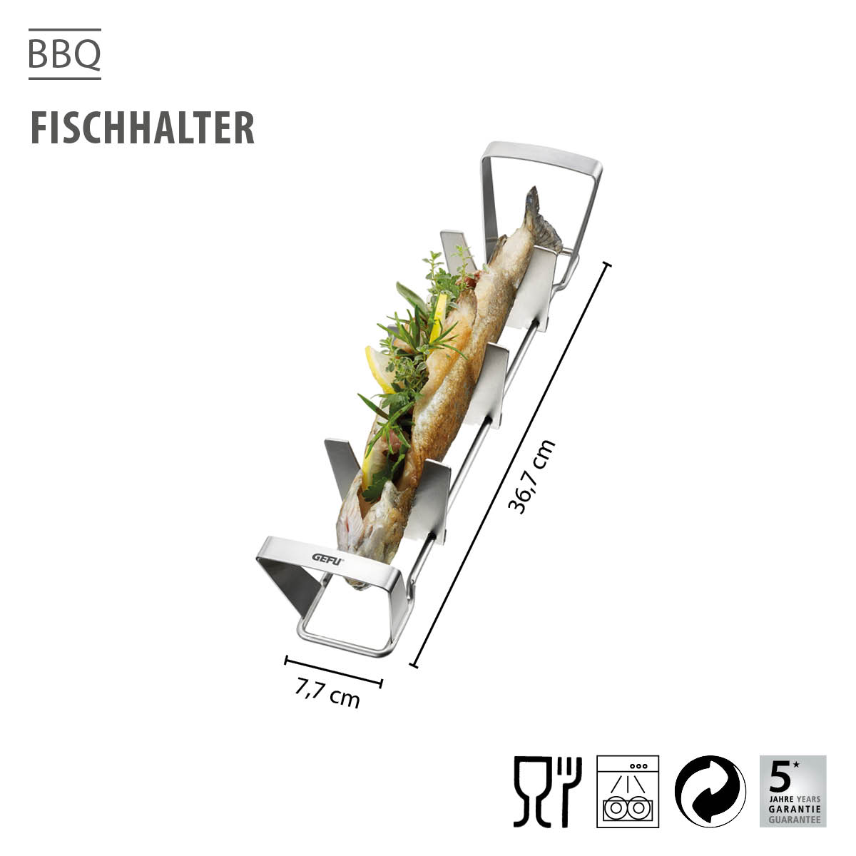 Fischhalter BBQ