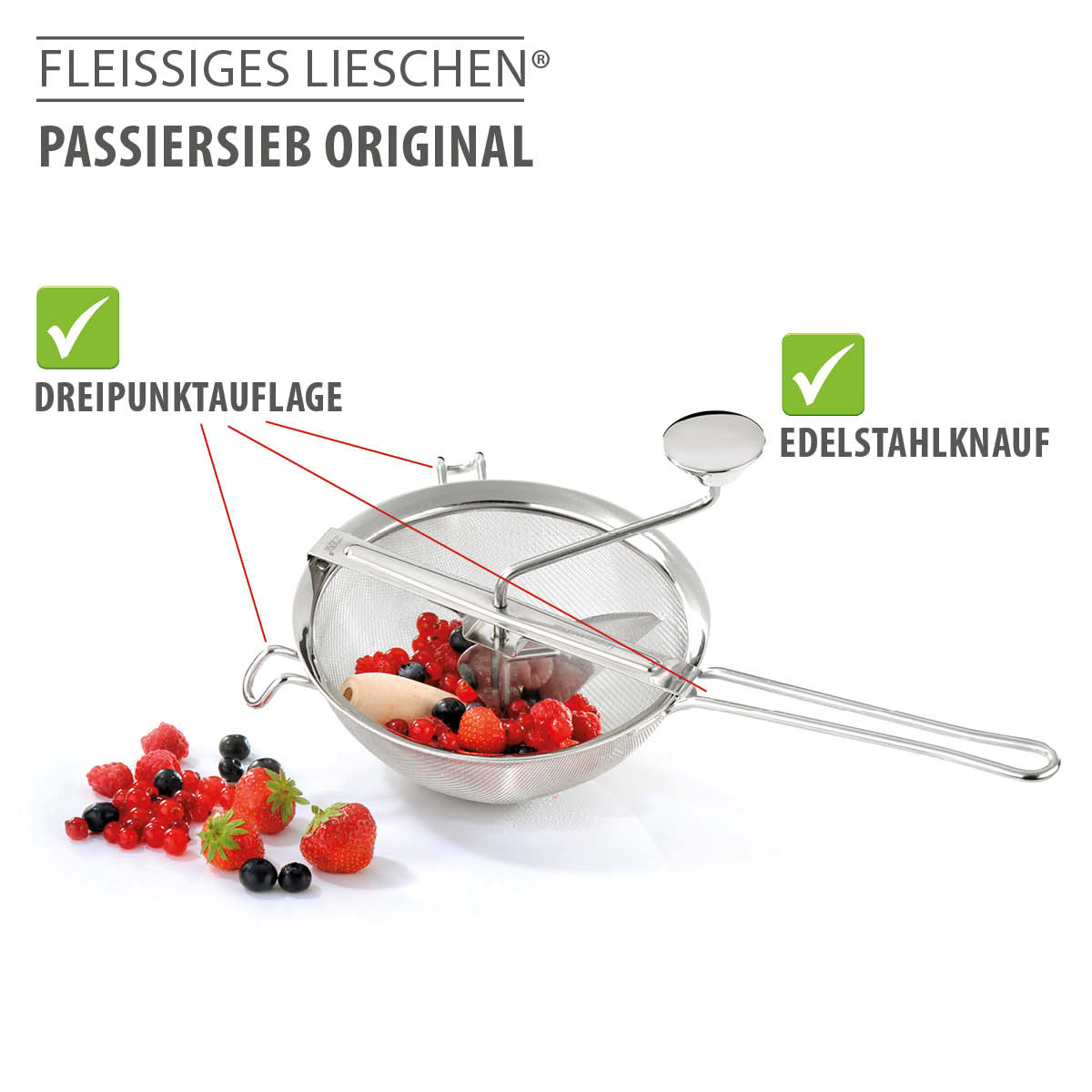 Passiersieb FLEISSIGES LIESCHEN®