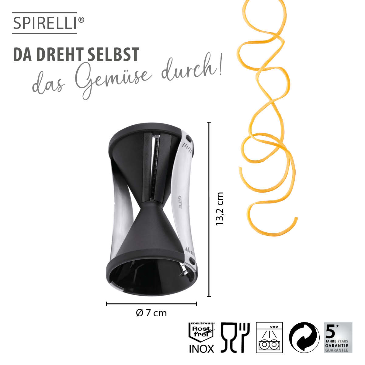 Set: Spiralschneider SPIRELLI® + Gemüsemesser SENSO