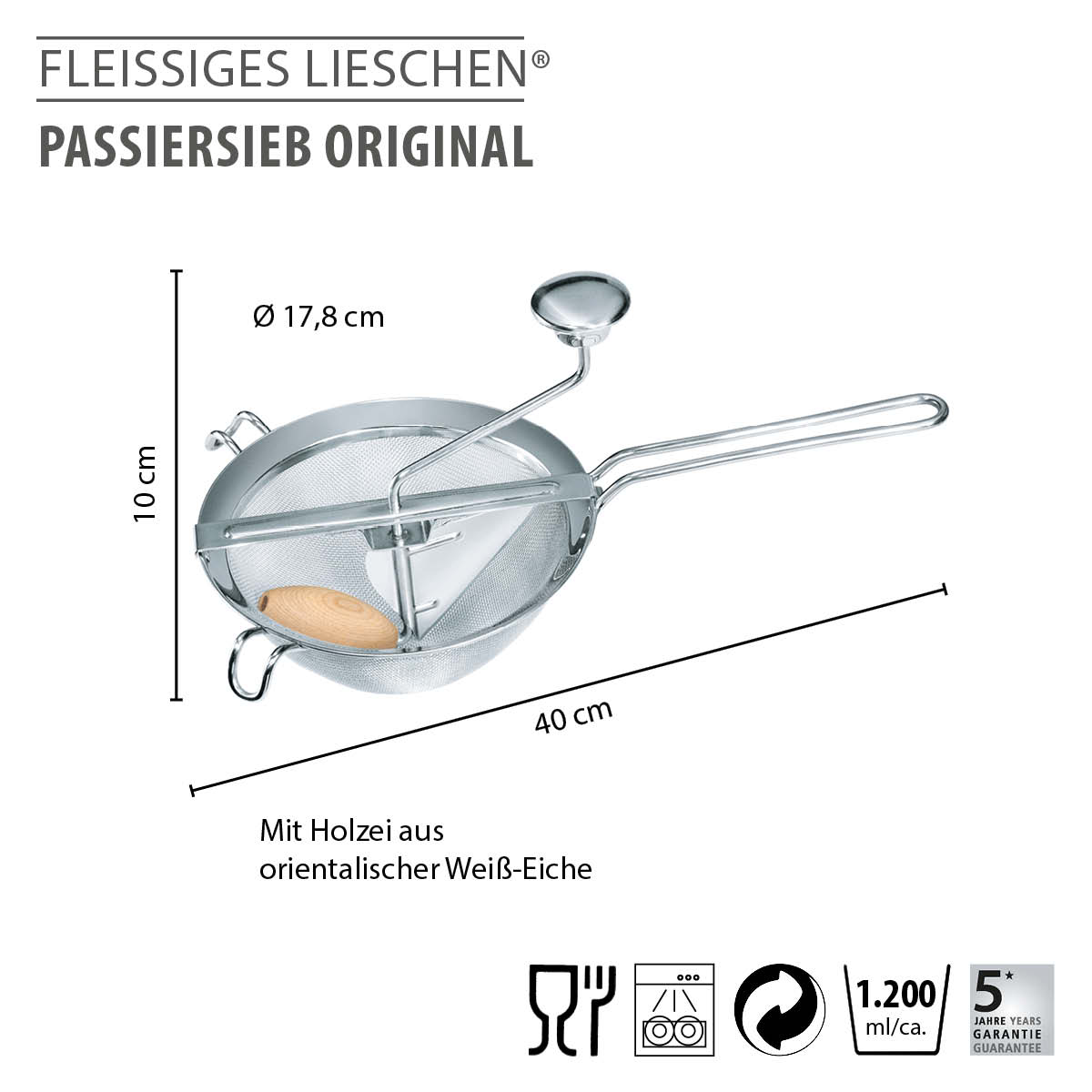 Passiersieb FLEISSIGES LIESCHEN®