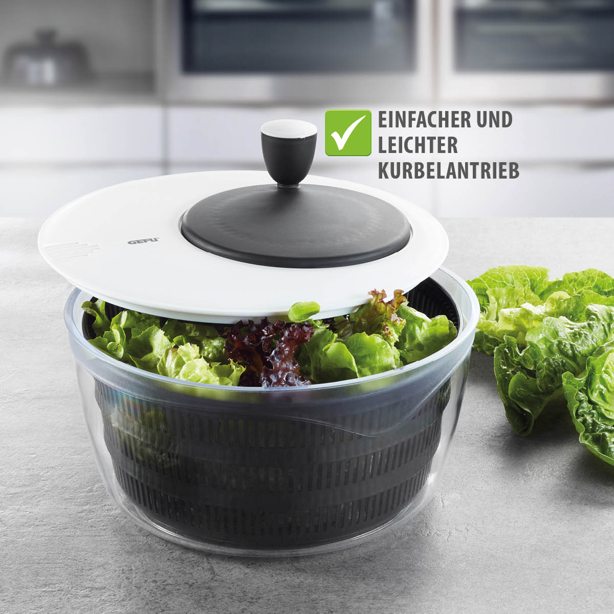 Salad spinner ROTARE + keep-fresh lid